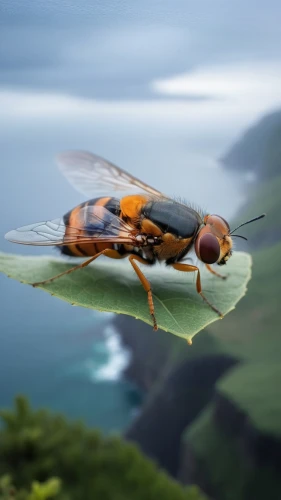 hornet hover fly,syrphid fly,hover fly,cicadas,cicada,flying insect,sawfly,butterflyer,hoverfly,syrphidae,vespula,dung fly,polistes,giant bumblebee hover fly,volucella zonaria,hornet mimic hoverfly,sawflies,leafhopper,canthigaster cicada,drone bee,Photography,General,Realistic