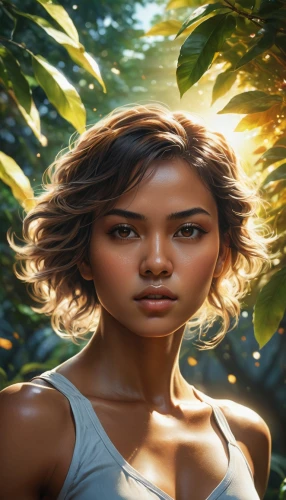 portrait background,world digital painting,cambodiana,girl with tree,amazonica,aoc,ethnobotanist,biophilia,sci fiction illustration,ocasio,natura,amazonian,extant,katniss,fantasy portrait,background ivy,digital painting,sanjaya,azilah,girl in the garden,Art,Classical Oil Painting,Classical Oil Painting 12