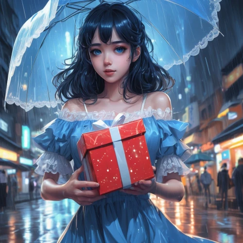 presents,christmas messenger,blonde girl with christmas gift,brunette with gift,red gift,world digital painting,gifting,christmas shopping,gifts,a gift,handing out christmas presents,secret santa,the gifts,christmas presents,gift,christmas gifts,gift tag,shopper,blue rain,christmas girl,Conceptual Art,Fantasy,Fantasy 01