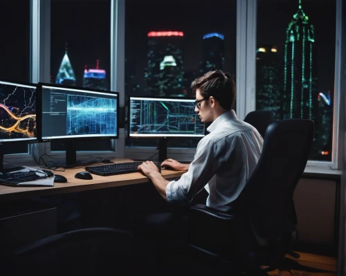 trading floor,cybertrader,day trading,stock exchange broker,investnet,blur office background,stockbrokers,stock trading,night administrator,man with a computer,stock broker,watchlists,cybercriminals,computer monitor,stockbroking,computer business,klci,brokers,investindo,fininvest,Photography,Black and white photography,Black and White Photography 14