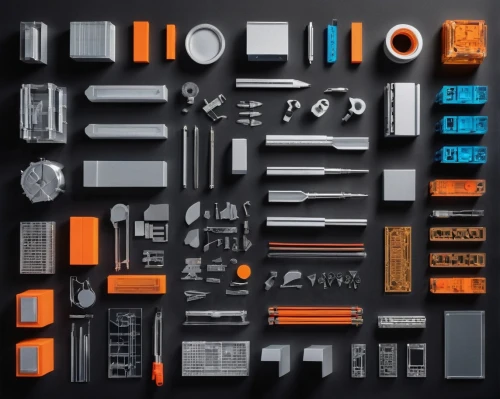 components,toolbox,flat lay,disassembled,materials,objects,toolboxes,tools,compartments,construction toys,cinema 4d,toolset,assortment,toolkits,vector infographic,toolkit,a drawer,christmas flat lay,school tools,organization,Unique,Design,Knolling