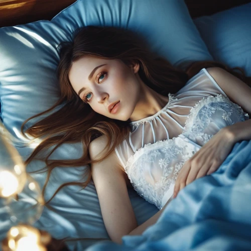 girl in bed,woman on bed,blue pillow,relaxed young girl,bed,yulia,soldatova,woman laying down,evgenia,nightgown,lily-rose melody depp,ksenia,lying down,polina,sleeping rose,nightdress,the girl in nightie,spiridonova,bedspread,olesya,Photography,General,Realistic