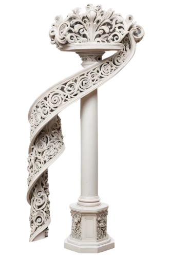 candlestick for three candles,corinthian order,candle holder with handle,sconce,scrollwork,candle holder,candleholder,candelabra,baluster,art deco ornament,winding staircase,silverwork,decorative element,balusters,candleholders,ensconce,candelabras,circular staircase,newel,spiral staircase,Illustration,Realistic Fantasy,Realistic Fantasy 16