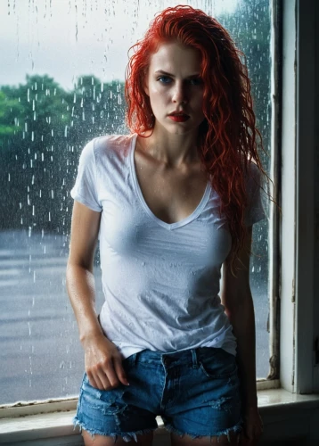 redhair,in the rain,red head,red rose in rain,photoshoot with water,hayley,redheads,red hair,wynonna,wet,wet girl,rain on window,irisa,redhead,rainstorm,misty,cyndi,drenched,redhead doll,rainy,Conceptual Art,Sci-Fi,Sci-Fi 02