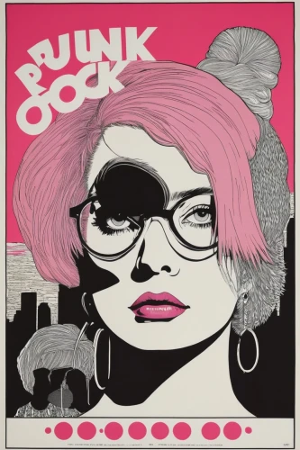 punk,streampunk,pink glasses,punk design,pank,punky,tonks,punkish,pink scrapbook,cool pop art,fantagraphics,cd cover,minx,codepink,mothersbaugh,cowpunk,slunk,pinko,queercore,clunk,Illustration,American Style,American Style 15