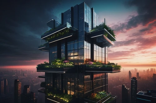 skyscraper,sky apartment,the skyscraper,cube stilt houses,futuristic architecture,residential tower,skycraper,the energy tower,urban towers,electric tower,skyscraping,arcology,cubic house,steel tower,kimmelman,ecotopia,modern architecture,ctbuh,high rise building,skyscraper town,Illustration,Abstract Fantasy,Abstract Fantasy 02