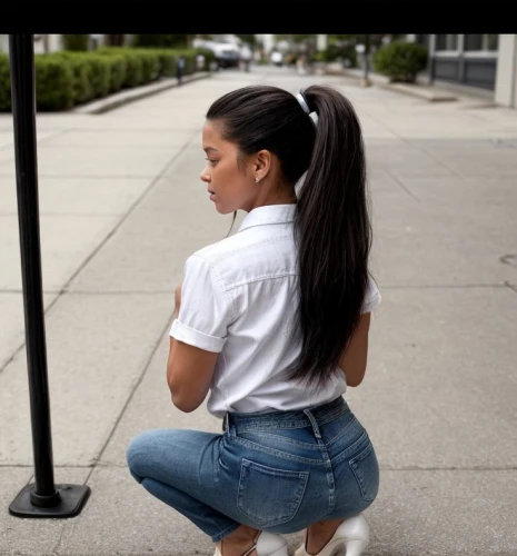 baby back view,girl from the back,azz,ass,gabi,jeans,girl from behind,pony tail,pony tails,jorja,white shirt,fiu,ponytails,glutes,ukwu,ponytail,kacie,ig,joanna,profile