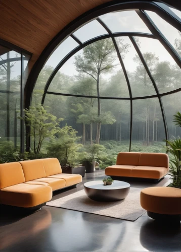 sunroom,mid century modern,roof domes,futuristic architecture,conservatories,etfe,mid century house,glass roof,earthship,conservatory,roof landscape,interior modern design,ufo interior,domes,cubic house,beautiful home,futuristic landscape,cochere,modern living room,structural glass,Photography,Black and white photography,Black and White Photography 03