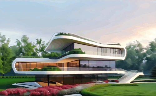 futuristic architecture,modern house,3d rendering,modern architecture,futuristic art museum,luxury property,renderings,dunes house,futuristic landscape,renders,feng shui golf course,luxury home,smart house,render,dreamhouse,contemporary,cube house,arhitecture,sketchup,prefab