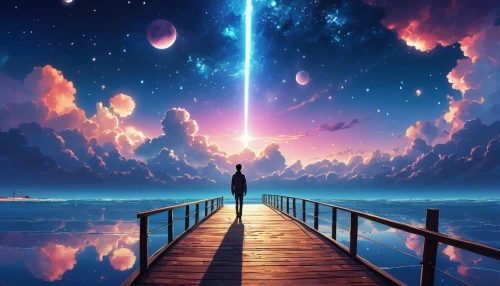 universe,beautiful wallpaper,cosmos,astral traveler,moon and star background,dreamscape,the universe,space art,fantasy picture,celestial,astronomical,beyond,horizons,transcendent,dream world,parallax,astronomy,sky,heaven gate,horizon,Photography,General,Realistic