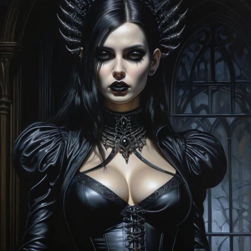 gothic woman,gothic portrait,demoness,dark angel,dark gothic mood,gothic,gothic style,abaddon,goth woman,hecate,black angel,malefic,hekate,dark elf,satana,mistress,ravenloft,sabbat,neverthless,black queen,Conceptual Art,Sci-Fi,Sci-Fi 02