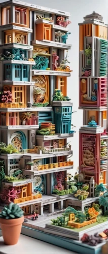 dolls houses,dollhouses,dish storage,micropolis,stacked containers,spice rack,ravensburger,lego city,sushi boat,model house,microdistrict,stack of plates,vegetable crate,lego pastel,kitchenware,bakeware,miniaturist,wooden toys,toy blocks,lego building blocks,Unique,Paper Cuts,Paper Cuts 09