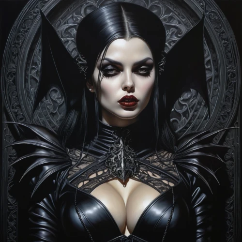 gothic portrait,gothic woman,demoness,dark angel,dark gothic mood,goth woman,abaddon,hecate,hekate,black queen,gothic style,black angel,gothic,mistress,malefic,vampire woman,viveros,villainess,countess,dark elf,Conceptual Art,Sci-Fi,Sci-Fi 02