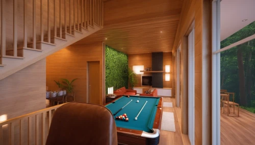 poolroom,mid century house,interior modern design,billiards,modern living room,game room,chalet,3d rendering,home interior,luxury home interior,mid century modern,billiard,loft,pool house,modern room,penthouses,modern house,gobilliard,modern decor,contemporary decor,Photography,General,Realistic