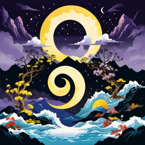 mid-autumn festival,yinyang,okami,moons,crescent moon,sasagawa,oio,phase of the moon,uzumaki,yamatai,lunar,moon phase,steam icon,goldmoon,moonwatch,mizumaki,moon night,whirlwinds,imagawa,obon,Unique,Design,Sticker