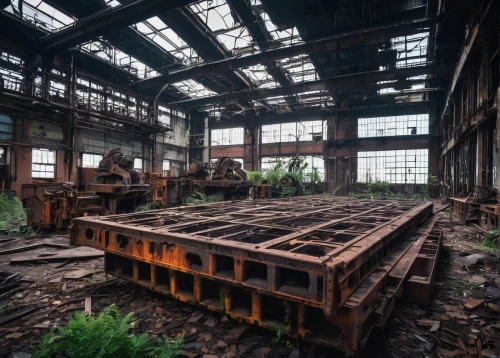 abandoned factory,industrial ruin,empty factory,abandoned train station,old factory,industrial hall,derelict,factory hall,urbex,abandoned rusted locomotive,lost place,industrial landscape,abandoned places,abandoned place,industrial plant,delapidated,brownfield,old factory building,brownfields,abandonded,Conceptual Art,Sci-Fi,Sci-Fi 10