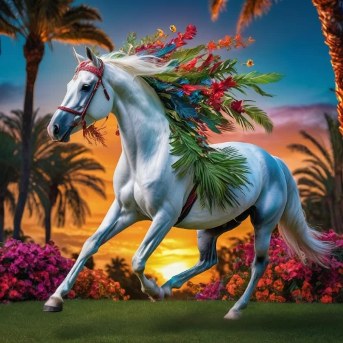 arabian horse,colorful horse,carnival horse,unicorn background,spring unicorn,carousel horse,arabian horses,unicorn art,painted horse,lipizzan,thoroughbred arabian,dream horse,unicorn,lipizzaner,pegasys,a white horse,equine,arabians,horseplayer,licorne,Photography,Artistic Photography,Artistic Photography 08