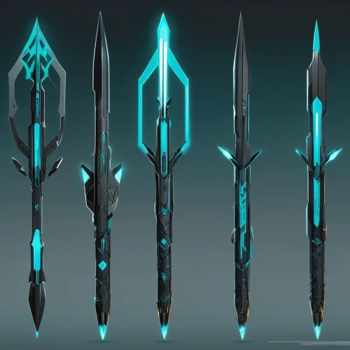 polearms,tribal arrows,scepters,halberds,swords,hand draw vector arrows,decorative arrows,glaive,spearpoint,maces,soulsword,spearheads,spearhead,wands,staves,longbows,assegai,inward arrows,neon arrows,spears,Unique,Design,Character Design