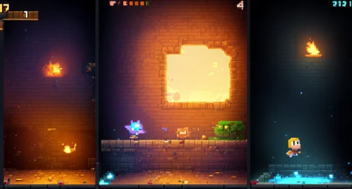 iconoclasts,gameplay,sprites,platforming,platformer,chronicon,android game,chasm,flameproof,multiplatform,tileable,torches,tower fall,door to hell,the bottom-screen,roguelike,pixeljunk,blackthorne,the tile plug-in,powerups