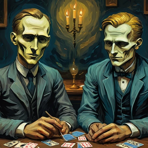 magicians,playing cards,croupiers,two face,poisoners,gambinos,game illustration,gamblers,suit of spades,poker,mafia,mafiosos,casinos,splicers,skullduggery,play cards,bulgakov,playing card,moneymen,mafias,Conceptual Art,Fantasy,Fantasy 02