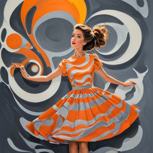 flamenca,flamenco,folklorico,coral swirl,twirl,tanoura dance,twirled,bodypainting,mexican painter,pasodoble,girl in a long dress,swirled,world digital painting,swirling,swirly,twirls,orange,little girl twirling,whirling,body painting,Illustration,Abstract Fantasy,Abstract Fantasy 23