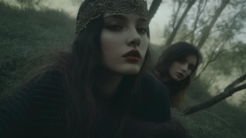 cocorosie,autochrome,austra,pictorialism,covens,hekate,priestesses,sorceresses,woodcreepers,dryads,elfland,arboles,mirror in the meadow,coven,double exposure,photomanipulation,druidic,vampyres,norns,multiple exposure,Photography,Documentary Photography,Documentary Photography 08