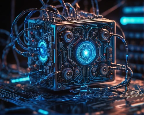 cinema 4d,3d render,computer art,graphic card,cyberscope,arduino,computer graphic,compute,computerized,holocron,garrison,3d rendered,3d model,tron,cyberview,voxel,electronics,square bokeh,supercomputer,cyberdog,Illustration,Realistic Fantasy,Realistic Fantasy 47