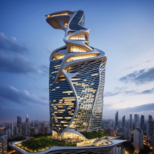 futuristic architecture,largest hotel in dubai,dubay,dubia,tallest hotel dubai,singapore landmark,asian architecture,vinoly,guangzhou,the energy tower,skyscapers,supertall,medini,megaproject,singapore,international towers,habtoor,lusail,urban towers,damac