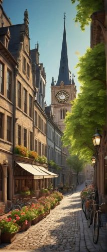 metz,strasbourg,martre,french digital background,townscapes,luxembourg,dijon,haussman,medieval street,carreau,aachen,dunrobin,the cobbled streets,kirkwall,hohenzollerns,tournay,quebec,honfleur,esslemont,parisian,Illustration,Abstract Fantasy,Abstract Fantasy 18