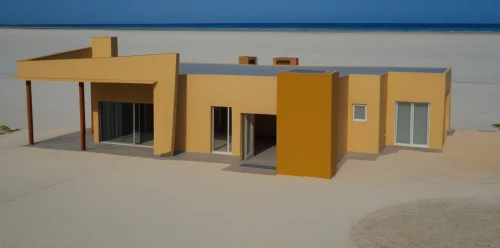 dunes house,beach house,cube stilt houses,beach hut,cubic house,model house,sottsass,rietveld,admer dune,beachhouse,dog house,dakhla,holiday home,inverted cottage,golden sands,san dunes,miniature house,sand colored,cube house,lifeguard tower,Photography,General,Realistic