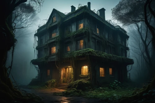 witch's house,house in the forest,witch house,haunted house,the haunted house,creepy house,forest house,lonely house,abandoned house,house silhouette,apartment house,wooden house,ancient house,little house,dreamhouse,old home,tree house,old house,small house,the house,Illustration,Abstract Fantasy,Abstract Fantasy 18