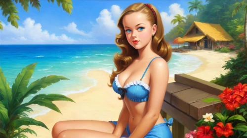 beach background,pin-up girl,retro pin up girl,pin up girl,retro pin up girls,hawaiiana,cartoon video game background,pin-up girls,candy island girl,summer background,pin-up model,pin up girls,cuba background,pin ups,mermaid background,blue hawaii,the sea maid,3d background,seaside resort,landscape background