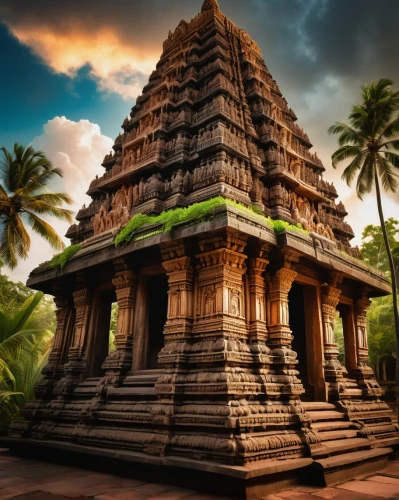 sea shore temple,gopura,gopuram,vimana,cholan,mamallapuram,thanjavur,tanjore,indian temple,thirumal,hampi,pallavas,paramara,lanka,asgiriya,cholapuram,vallipuram,temple,tirumalai,mahadeva,Illustration,Realistic Fantasy,Realistic Fantasy 18