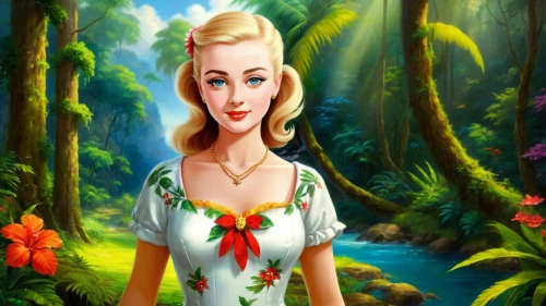 disney character,dorthy,fairy tale character,disneyfied,background ivy,elsa,thumbelina,princess anna,rapunzel,storybook character,girl in flowers,vasilisa,faires,tinkerbell,pocahontas,forest background,tiana,dirndl,portrait background,girl in a long dress
