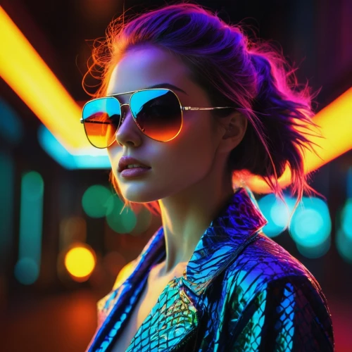 neon colors,neon light,neon lights,neon makeup,ultraviolet,neon,knockaround,colorful light,colored lights,nightshades,color glasses,sunglasses,shades,retro woman,neon candies,intense colours,aviators,vibrant color,colorful background,brights,Photography,Artistic Photography,Artistic Photography 06