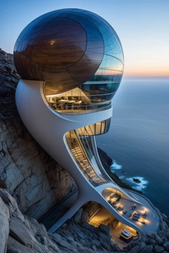 futuristic architecture,futuristic art museum,dunes house,house of the sea,modern architecture,malaparte,cubic house,observation deck,snohetta,the observation deck,futuristic landscape,glass building,dreamhouse,crooked house,glass sphere,luxury hotel,luxury property,infinity swimming pool,cube house,mirror house,Photography,General,Realistic
