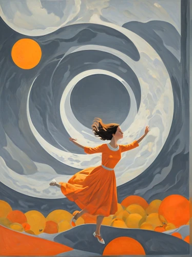 whirling,whirlwinds,whirlwind,little girl in wind,twirl,orange,dance with canvases,trenaunay,swirling,sundancer,bluemner,twirled,cosmos wind,apotheosis,contradanza,woman playing,lughnasa,heliosphere,whirled,moondance,Illustration,Vector,Vector 12