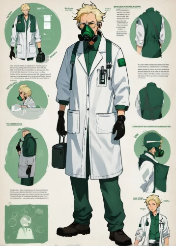 cartoon doctor,medical concept poster,anaesthetist,protective suit,personal protective equipment,anesthetist,biologist,protective clothing,medical illustration,ship doctor,docteur,male nurse,coverall,toxicologist,respiratory protection,theoretician physician,anaesthetists,biochemist,pharmacologist,coveralls,Unique,Design,Character Design