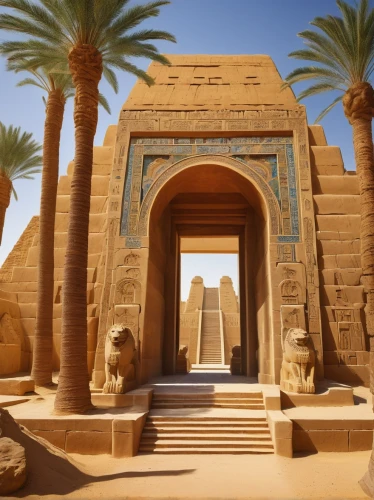 egyptian temple,karnak temple,ramesseum,edfu,simbel,karnak,abu simbel,medinet,aswan,egyptienne,qasr,egypt,luxor,qasr al watan,royal tombs,ctesiphon,pharaonic,hatshepsut,ramses ii,qasr amra,Illustration,Retro,Retro 05