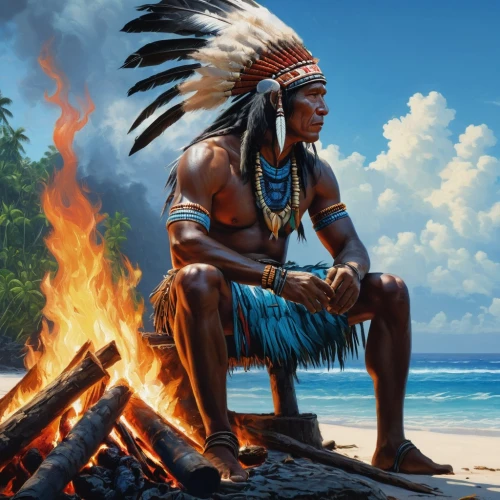 amerindian,tribesman,lamanites,amerindians,kayapo,tainos,the american indian,american indian,tecumseh,native american,amerindien,aborigine,iroquoians,indios,wakka,chieftainship,taino,paleoindian,tribesmen,hunkpapa,Conceptual Art,Fantasy,Fantasy 12