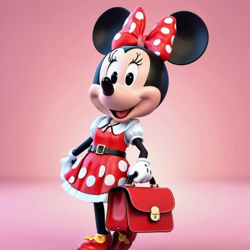minnie mouse,minnie,mouseketeer,micky mouse,mickey,mickey mause,tittlemouse,disneymania,mickeys,disney character,derivable,clarabelle,3d rendered,micky,disneytoon,clarabell,3d render,mouseketeers,mouse,disneyfied,Unique,3D,3D Character