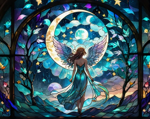 fairie,fairy galaxy,fae,faerie,stained glass,rosa 'the fairy,anjo,ostara,angel,fantasia,fairy,aurora butterfly,seraphim,fairy peacock,angel playing the harp,faery,starcatchers,magicienne,rosa ' the fairy,fairy tale character,Unique,Paper Cuts,Paper Cuts 08