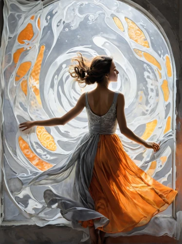 whirling,whirlwinds,swirling,tanoura dance,stargates,girl in a long dress,sundancer,whirlpool,whirlpools,twirl,whirlwind,twirling,amaterasu,pasodoble,time spiral,world digital painting,hypatia,spiral background,ozma,whirled,Illustration,Vector,Vector 05