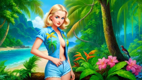 blue hawaii,tropico,cartoon video game background,spring background,candy island girl,summer background,tinkerbell,children's background,faires,tropicale,thumbelina,eilonwy,nature background,heidi country,fairy tale character,springtime background,tropical floral background,landscape background,tropical house,tropica
