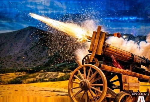 artillery,cyclorama,cannon,cannonade,cannons,field gun,mortars,artillerymen,pyrotechnic,fireworks art,cannonsburg,mortar,atgms,musket,autocannon,minigun,rocket launch,stagecoach,cannon stick,burned mount