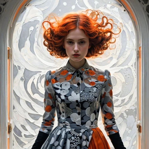 jingna,chastain,rankin,grimes,demarchelier,victoriana,brympton,suspiria,soderbergh,couturier,anchoress,goldfrapp,tilda,seelie,damask,victorian style,vinoodh,redhead doll,painted lady,gaultier,Illustration,Black and White,Black and White 09