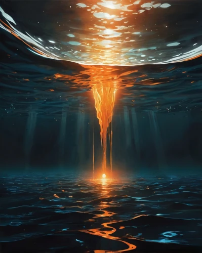 charybdis,subkingdom,firefall,wormhole,superfluid,extradimensional,fire and water,mirror of souls,vortex,samuil,submerged,sunburst background,ring of fire,pillar of fire,wormholes,fantasy picture,overawe,tidal wave,submerging,fire background,Conceptual Art,Sci-Fi,Sci-Fi 24