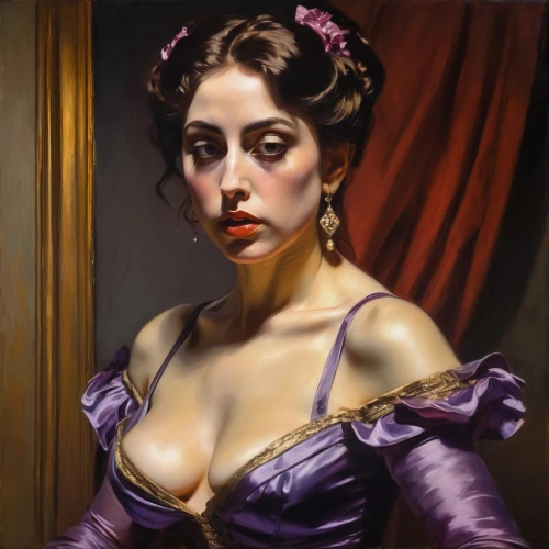 la violetta,yasumasa,violetta,domergue,violeta,giancola,liliana,habanera,victorian lady,currin,portrait of a woman,musetta,contessa,bellucci,viveros,lempicka,lenkiewicz,cenerentola,megara,dorinda,Conceptual Art,Fantasy,Fantasy 16