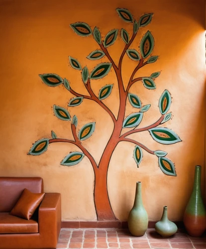 wall painting,wall decoration,orange tree,potted tree,argan tree,olive tree,wall paint,wall decor,painted tree,mexican painter,wall art,frescoed,colorful tree of life,fruit tree,decorative art,nursery decoration,painted wall,tree of life,flourishing tree,stucco wall,Photography,Fashion Photography,Fashion Photography 06