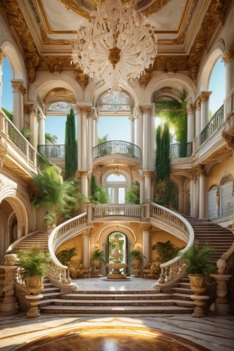 cochere,palladianism,staircase,marble palace,mansion,atriums,palaces,circular staircase,hall of the fallen,outside staircase,staircases,palatial,europe palace,winding staircase,neoclassical,venetian hotel,conservatory,naboo,theed,neoclassicism,Illustration,Abstract Fantasy,Abstract Fantasy 14